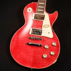 EPIPHONE INSPIRED BY GIBSON LES PAUL STANDARD 60S FIGURED FUCSHIA S N:2410152865