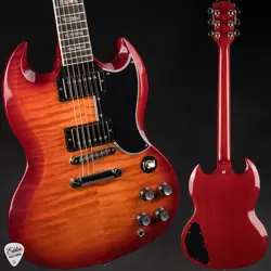 GIBSON CUSTOM SHOP PSL SG CUSTOM FIGURED TOP FIREMIST #CS203322