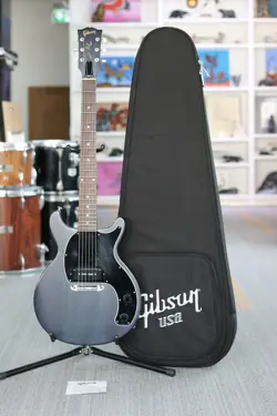 2019 GIBSON LES PAUL JUNIOR TRIBUTE DOUBLE CUTAWAY BLUE ELECTRIC GUITAR - USA