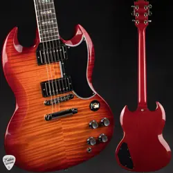 GIBSON CUSTOM SHOP PSL SG CUSTOM FIGURED TOP FIREMIST #CS203409