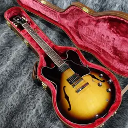 GIBSON ES-335 VINTAGE BURST MADE IN USA 2023 SEMI HOLLOW BODY ELECTRIC GUITAR