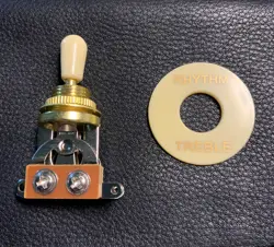 USA SELLER GOLD 3WAY TOGGLE SWITCH  CREAM TIP PLATE GIBSON LES PAUL EPIPHONE !