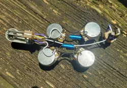 GIBSON SG 50S WIRING HARNESS CTS 525K POTS ERO .022 CAPS KELLINGSOUND 