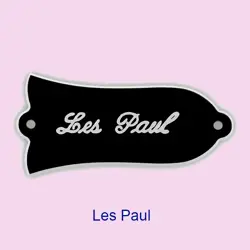 PARTS FOR US GIBSON LES PAUL 'LES PAUL ' TRUSS ROD COVER PLATE, 2PLY BLACK