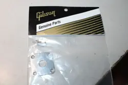 GIBSON® JACK PLATE WITH SCREWS NICKEL LES PAUL USA GENUINE BRAND NEW