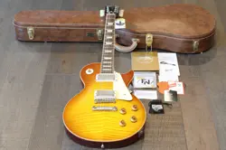 GIBSON CUSTOM 60TH ANNIVERSARY 1959 LES PAUL STANDARD REISSUE ICED TEA +COA OHSC