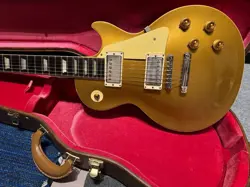 GIBSON CUSTOM SHOP 1957 LES PAUL GOLDTOP REISSUE FADED CHERRY BACK VOS NO.YG525