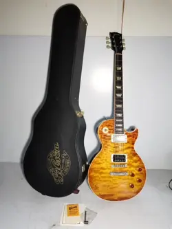 N1151437520 GIBSON CUSTOM SHOP LES PAUL QUILT TOP ELECTRIC GUITAR 1013 NO.YG527