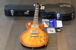 2005 GIBSON LES PAUL STANDARD ELECTRIC GUITAR LIGHT BURST + OHSC