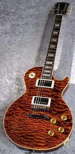 GIBSON CS 1959 LES PAUL STANDARD REISSUE 5A QUILT TOP TRANS ROOTBEER GLOSS M2M
