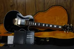 GIBSON LES PAUL CUSTOM AXCESS FLOYD ROSE BLACK BEAUTY EBONY FINGERBOARD