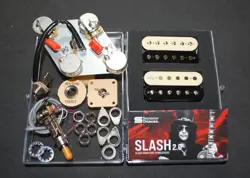 LEFTY GIBSON USA LES PAUL POTS WIRING SWITCH & SEYMOUR DUNCAN 2.0 SLASH PICKUPS