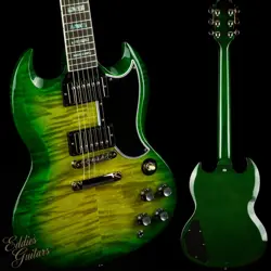 GIBSON CUSTOM SHOP PSL SG CUSTOM FIGURED TOP IGUANA BURST #CS301604