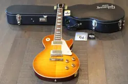 2004 GIBSON LES PAUL STANDARD ELECTRIC GUITAR LIGHT BURST + OHSC