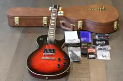 2021 GIBSON SLASH SIGNATURE LES PAUL ELECTRIC GUITAR VERMILLION BURST + OHSC