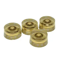 LP GUITAR SPEED DIAL KNOBS 24 FINE SPLINE CONTROL KNOBS FOR GIBSON LES PAUL GOLD