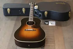 2007 GIBSON ADVANCED JUMBO ACOUSTIC/ ELECTRIC GUITAR VINTAGE SUNBURST + OHSC