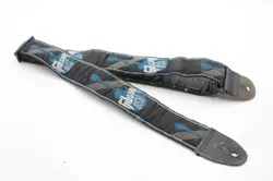 VINTAGE GIBSON LEATHER BACK GUITAR LOGO GUITAR STRAP