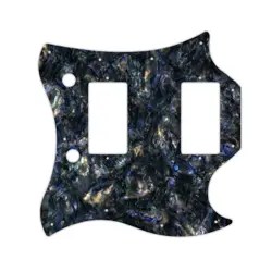 PICKGUARD FOR GIBSON 17-18 MODERN SG STANDARD BLACK ABALONE