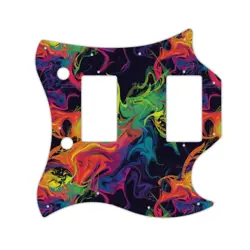 PICKGUARD FOR GIBSON 17-18 MODERN SG STANDARD RAINBOW SWIRL