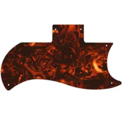 PICKGUARD FOR GIBSON 1971-2018 OR 1961 RI HALF FACE SG FAUX TORTOISE 