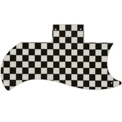 PICKGUARD FOR GIBSON 1971-2018 OR 1961 RI HALF FACE SG CHECKERBOARD