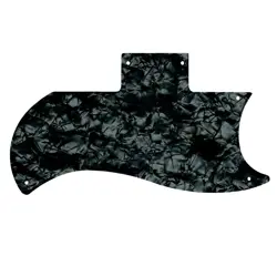 PICKGUARD FOR GIBSON 1971-2018 OR 1961 RI HALF FACE SG BLACK PEARL