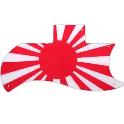 PICKGUARD FOR GIBSON 1971-2018 OR 1961 RI HALF FACE SG JAPANESE FLAG
