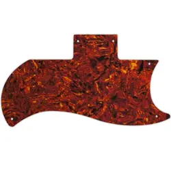 PICKGUARD FOR GIBSON 1971-2018 OR 1961 RI HALF FACE SG NITRATE TORTOISE PARCH