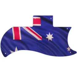 PICKGUARD FOR GIBSON 1971-2018 OR 1961 RI HALF FACE SG AUSSIE FLAG