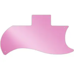 PICKGUARD FOR GIBSON 1971-2018 OR 1961 RI HALF FACE SG PINK MIRROR