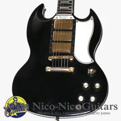 GIBSON CUSTOM SHOP 2001 SG CUSTOM STOPTAIL EBONY