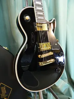 2024 EPIPHONE INSPIRED BY GIBSON LES PAUL CUSTOM, OPEN BOOK HEADSTOCK