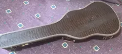 VINTAGE GIBSON BROWN ALLIGATOR CASE LG-2