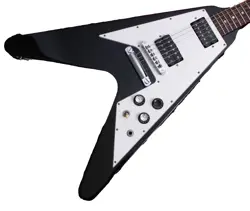 [GIBSON] FLYING V BLACK MADE IN USA 1995 SOLID BODY ELECTRIC GUITAR W/ HARD CASE