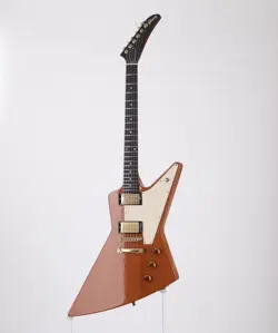 GIBSON EXPLORER 1976 NATURAL GOLD HARDWARE USA 2001 SOLID BODY ELECTRIC GUITAR