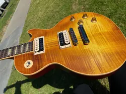 2007 GIBSON LES PAUL STANDARD FADED HONEYBURST  TEA BURST FLAMETOP   7.4 LBS