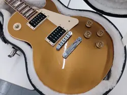 USED GIBSON USA LES PAUL SIGNATURE T GOLD TOP ELECTRIC GUITAR