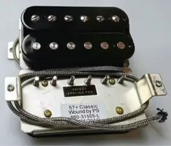 GIBSON 57 CLASSIC   SET BLACK PICKUP IMPORT