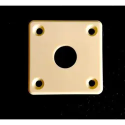 PLATE INPUT JACK CREAM FOR GUITAR STYLE GIBSON, EPIPHONE