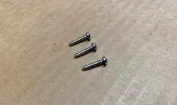 GIBSON VINTAGE 1960'S ES TRAPEZE TAILPIECE SCREW SET OF 3 1961 - 1965