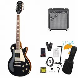 EPIPHONE INSPIRED BY GIBSON LES PAUL STANDARD 60S EBONY LES PAUL FENDER 10W AMPL