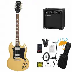 EPIPHONE INSPIRED BY GIBSON SG STANDARD TV YELLOW YAMAHA GA15II AMPLIFIER INCLUD