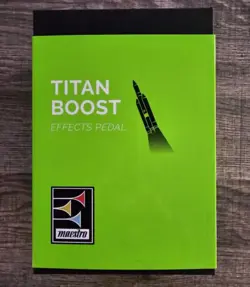 MAESTRO BY GIBSON TITAN BOOST GUITAR EFFECTS PEDAL OPEN BOX