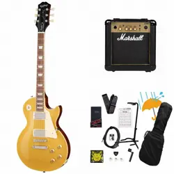 EPIPHONE INSPIRED BY GIBSON LES PAUL STANDARD 50S GOLD TOP LES PAUL MARSHALL MG1