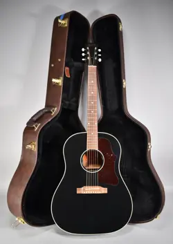 2020 GIBSON J-45 50S ORIGINAL EBONY FINISH W/HSC