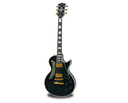 GIBSON LES PAUL CUSTOM ELECTRIC GUITAR, EBONY