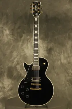 1979 GIBSON LES PAUL CUSTOM BLACK LEFT-HANDED