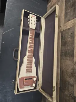 1950'S GIBSON BR-9 LAP STEEL GUITAR WITH ORIGINAL HARD SHELL CASE #2