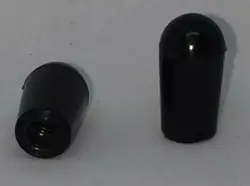 GIBSON LES PAUL/SG GUITAR BLACK SWITCH TIP KNOBS - SET OF 2